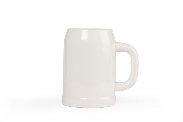 JARRO CONICO  LOZA BLANCA 330ML