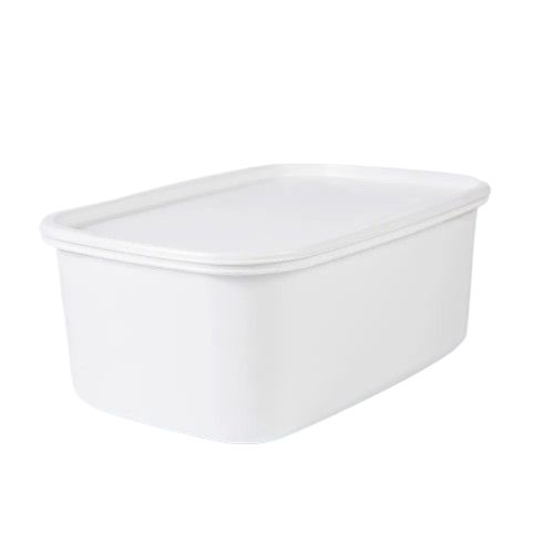 CONTENEDOR PLUS RECT 8LT BCO ESTRA