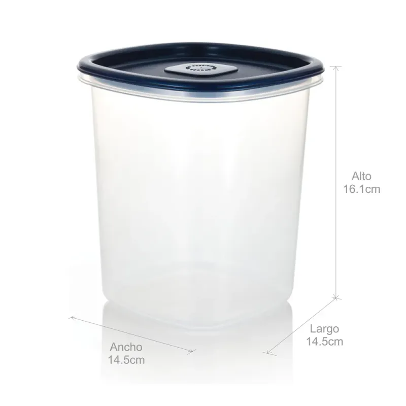 CONTENEDOR PLUS ALTO 1.5LT TAPA AZUL ESTRA