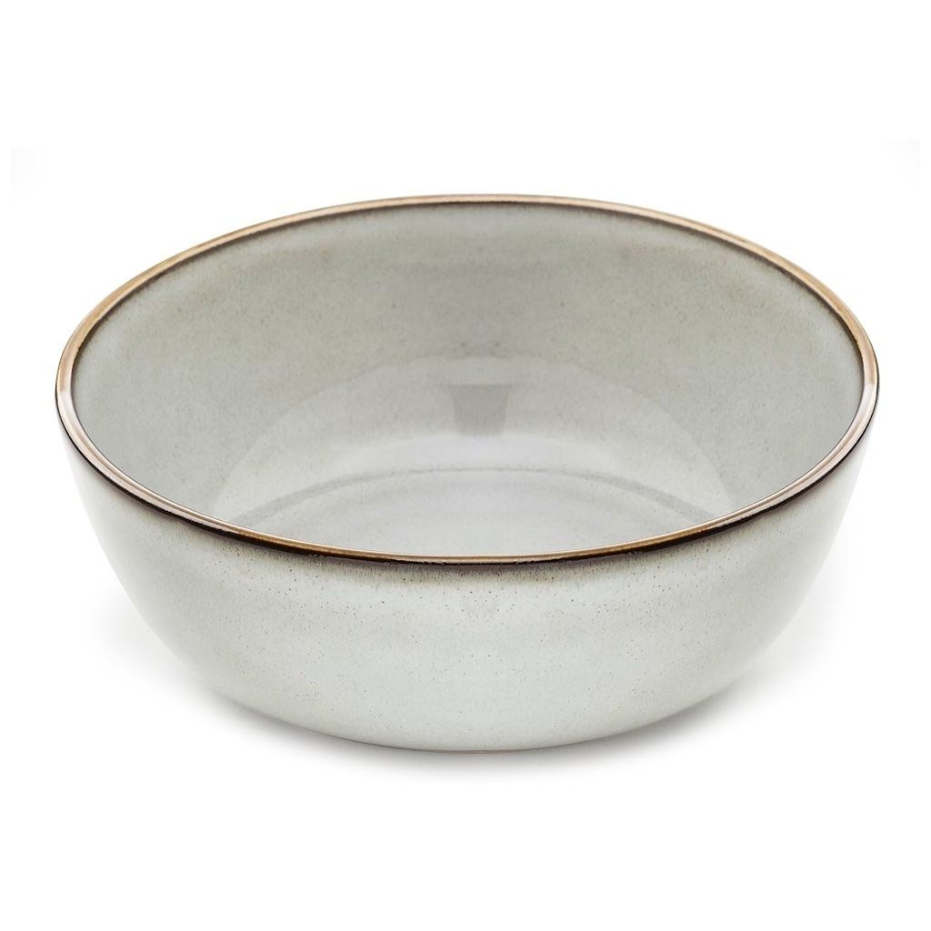 ENSALADERA CERAMICA 20CM ORGANIC GRIS SELECTA