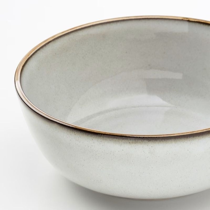ENSALADERA CERAMICA 20CM ORGANIC GRIS SELECTA