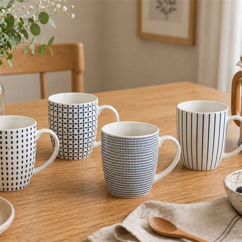 MUG BOMBE 340ML BLUE COLLECTION  SELECTA