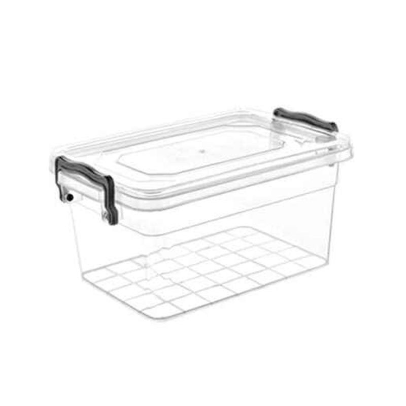 CAJA PLASTICA C/TAPA 11LTS 38x25x17 VIOLET