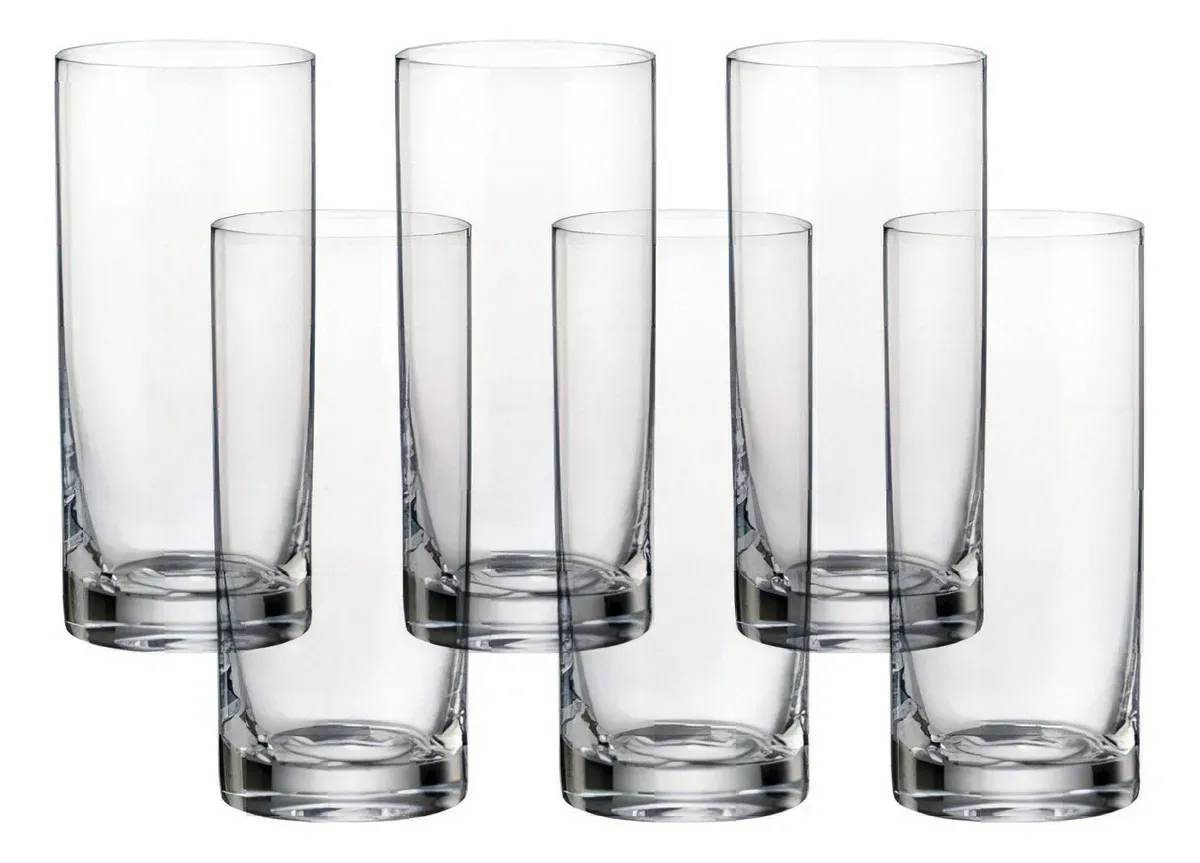 SET X6 VASO LARUS 350MLCRISTAL BOHEMIA
