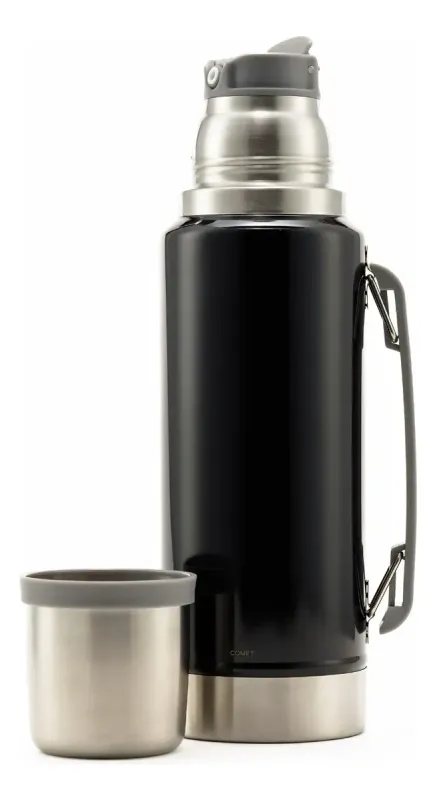 TERMO 1LT VIENA  NEGRO MATE COMET