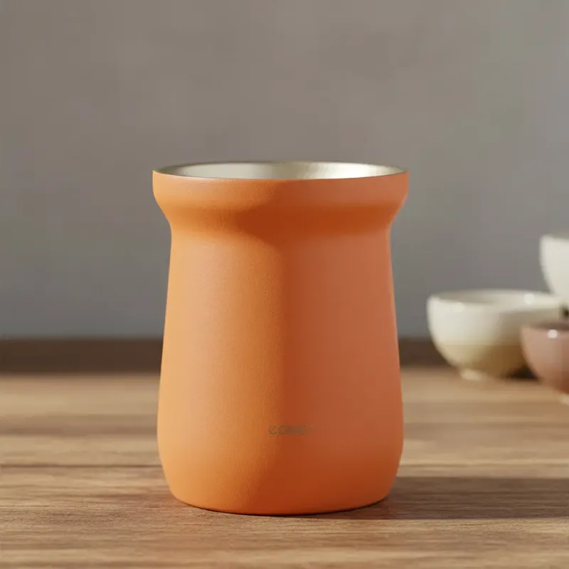 MATE ACERO INOX 160ML CORAL  COMET