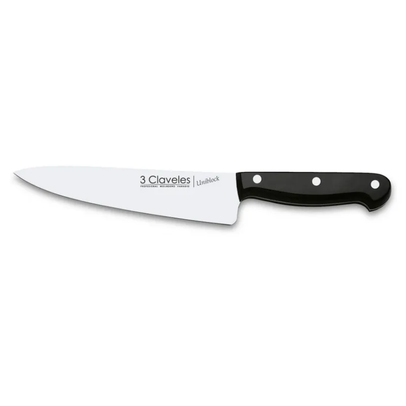 CUCHILLO COCINERO 8" UNIBLOCK REF 1159 3 CLAVELES