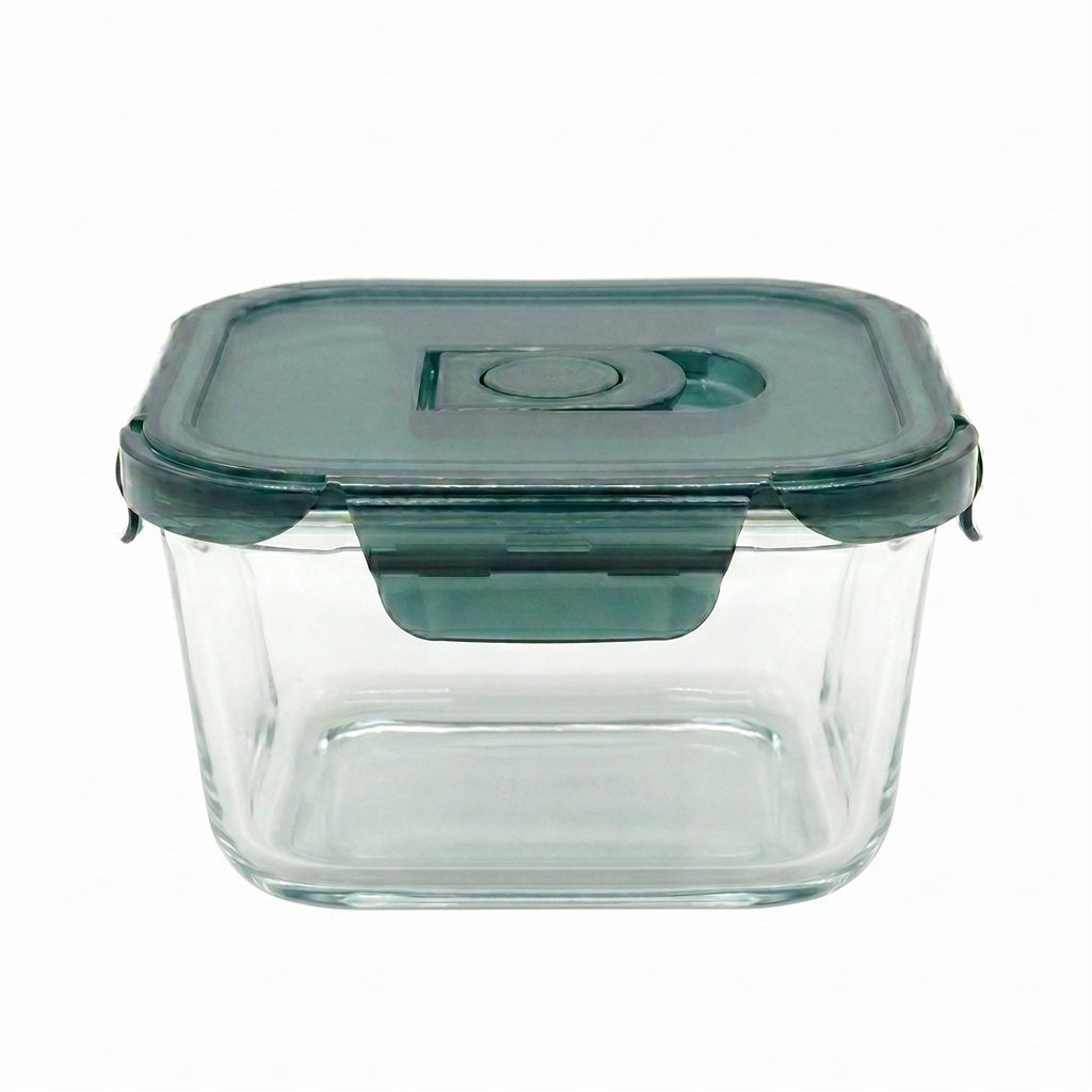 RECIPIENTE CUADRADO BOROSILICATO 800ML 16x16 SELECTA