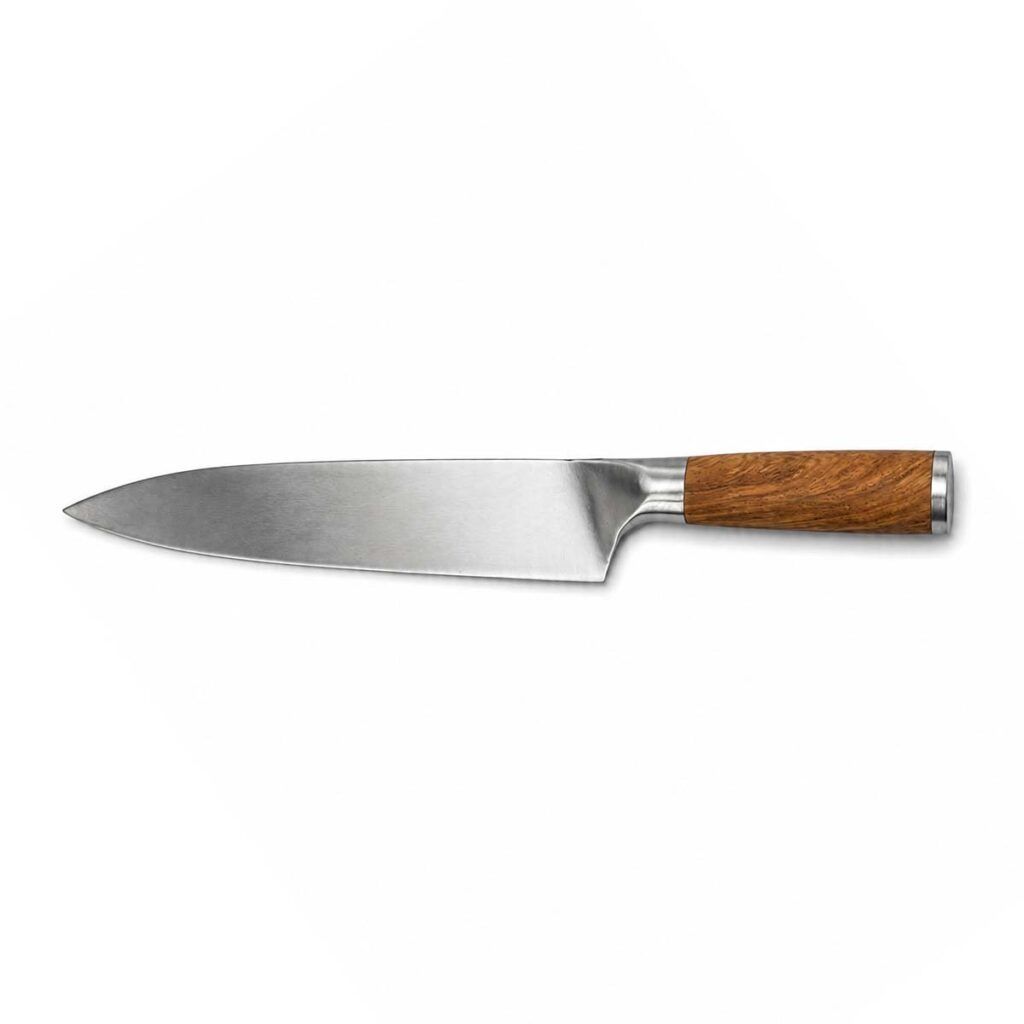 CUCHILLO CHEFF MANGO/MADERA 28CM  KUTT.