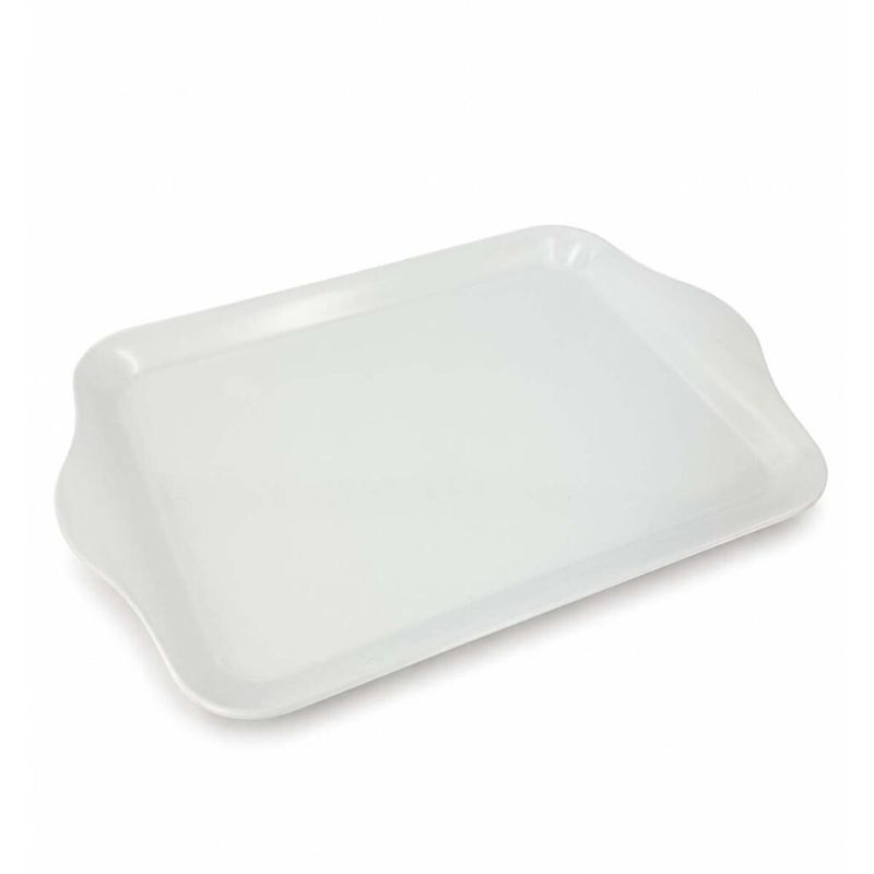 FUENTE MELAMINA BLANCA  42X28 CM