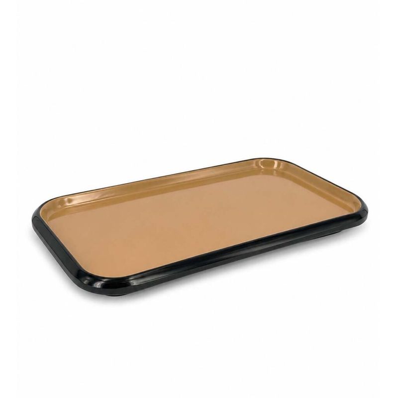 FUENTE RECT MELAMINA BICOLOR 25X15 CM
