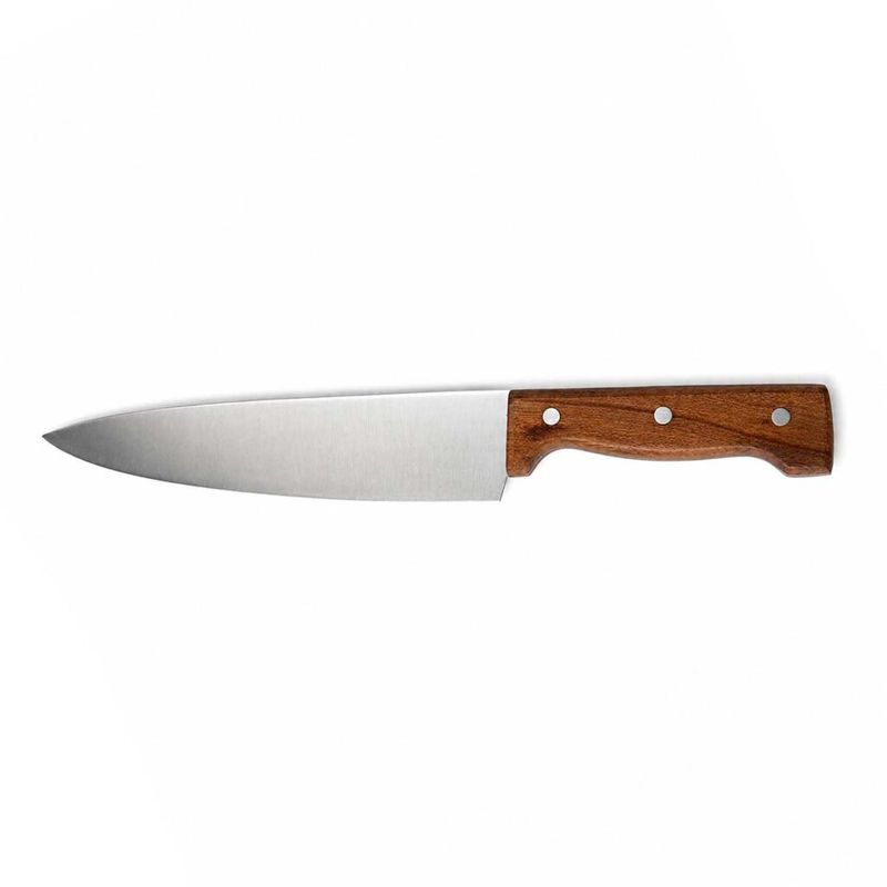 CUCHILLO CHEFF MANGO/MADERA 20CM  KUTT