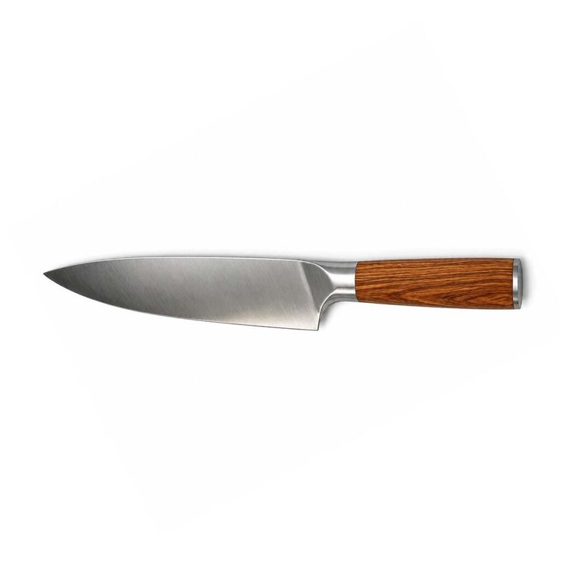 CUCHILLO CHEFF MANGO/MADERA 20CM  KUTT.