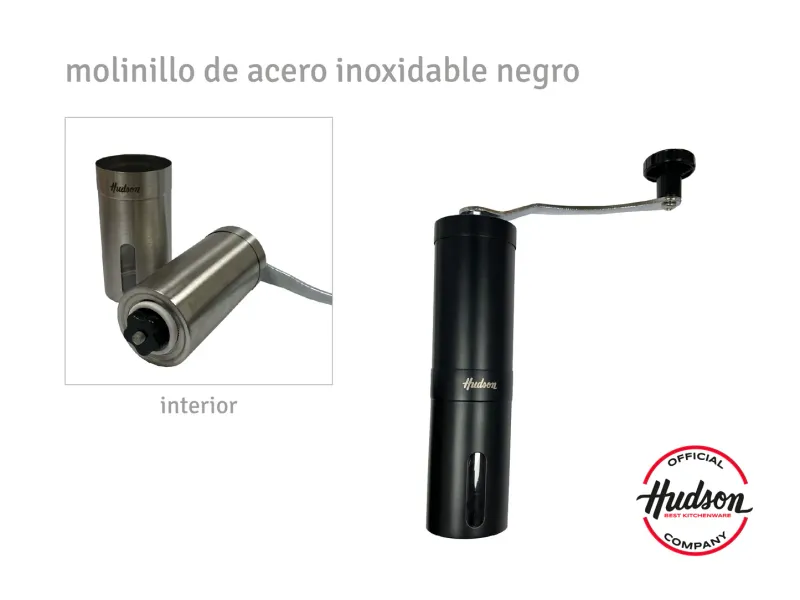 MOLINILLO CAFE MANUAL NEGRO HUDSON