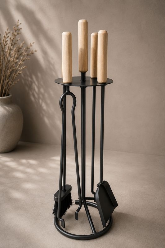 ATIZADORES 4P+SOP69CM C/M MADERA