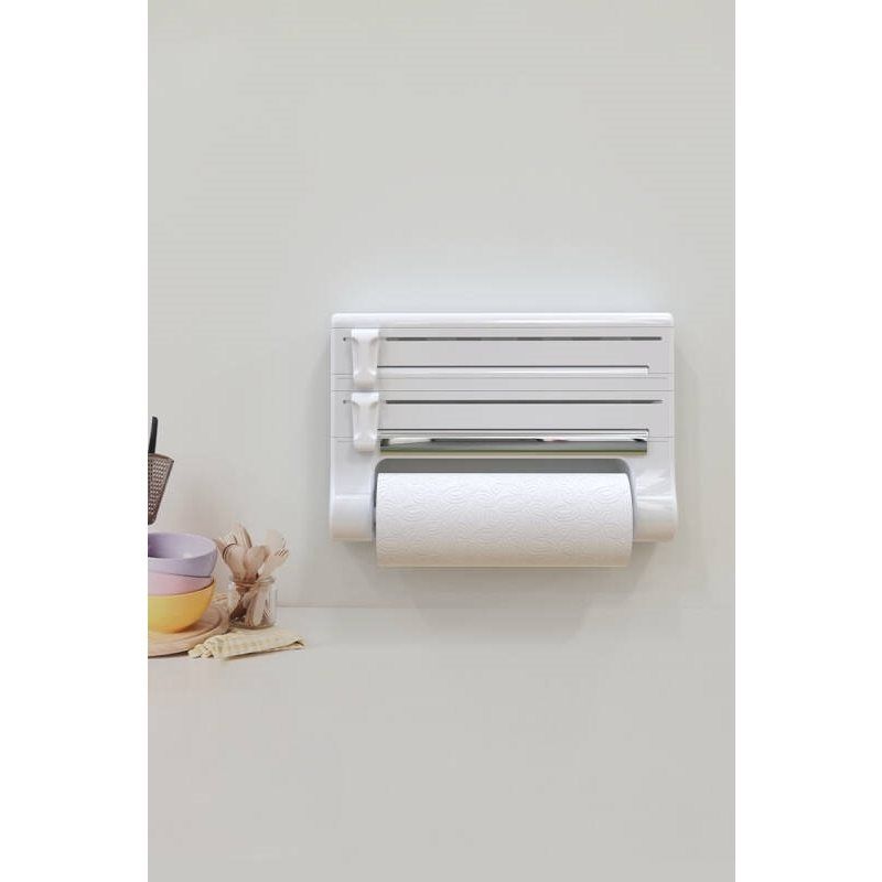 PORTA ROLLO TRIPLE DE PARED  TIDY