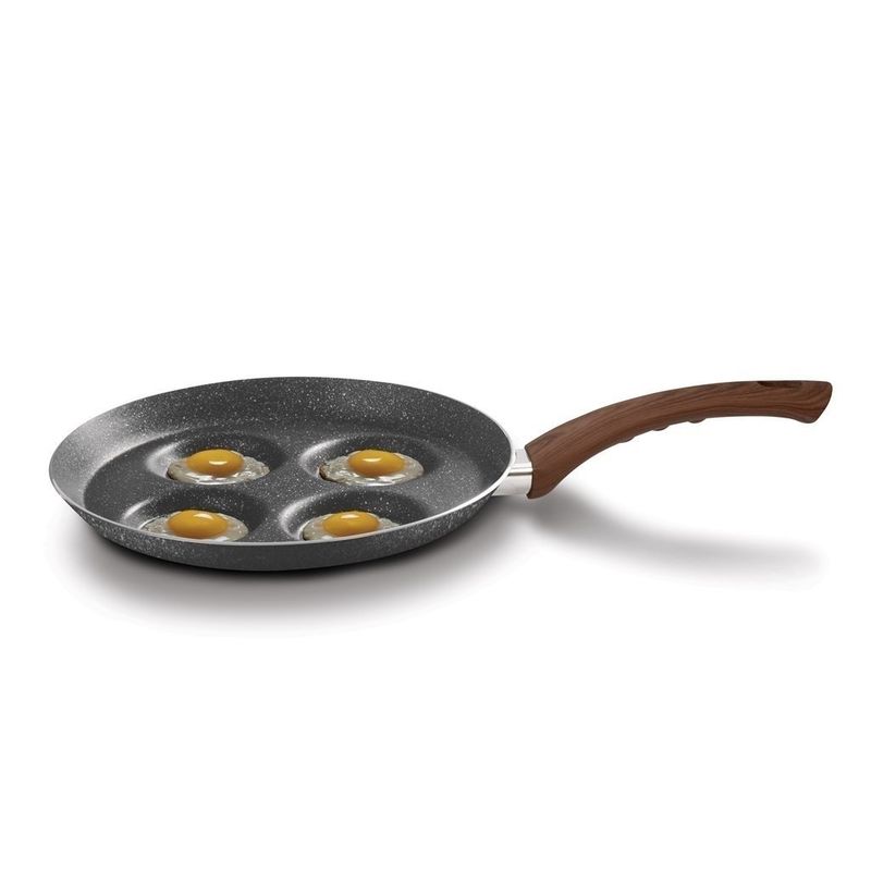 SARTEN P/HUEVOS 4 CAV 24CM  BLAUMANN