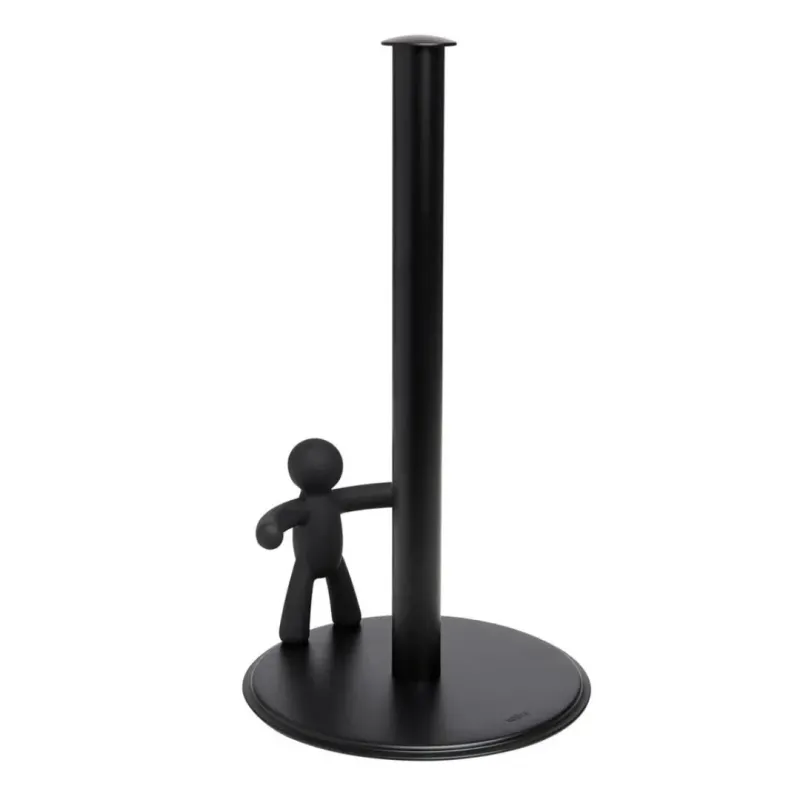 SOPORTE PAPEL COCINA BUDDY NEGRO UMBRA