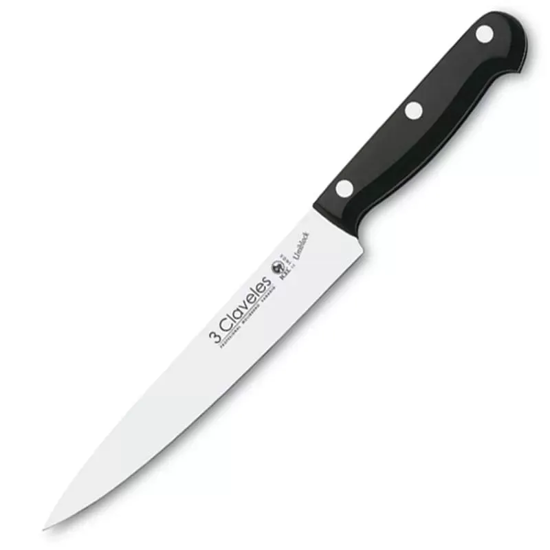 CUCHILLO FILETEAR 17CM UNIBLOCK 3 CLAVELES