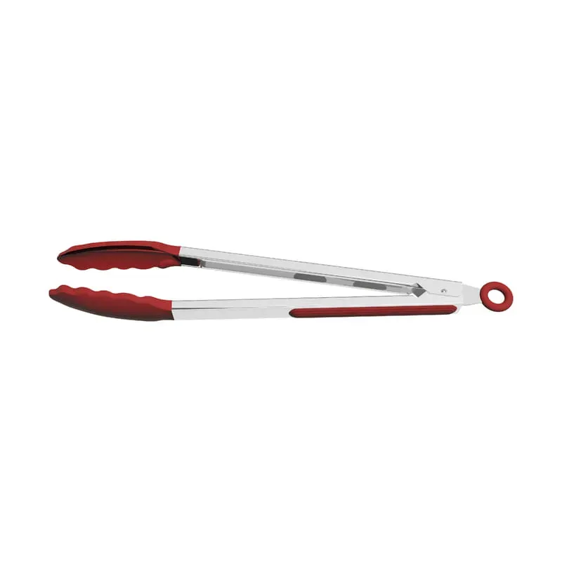 PINZA MULTIUSO SILICONA SOFTTA 34CM TRAMONTINA ROJO