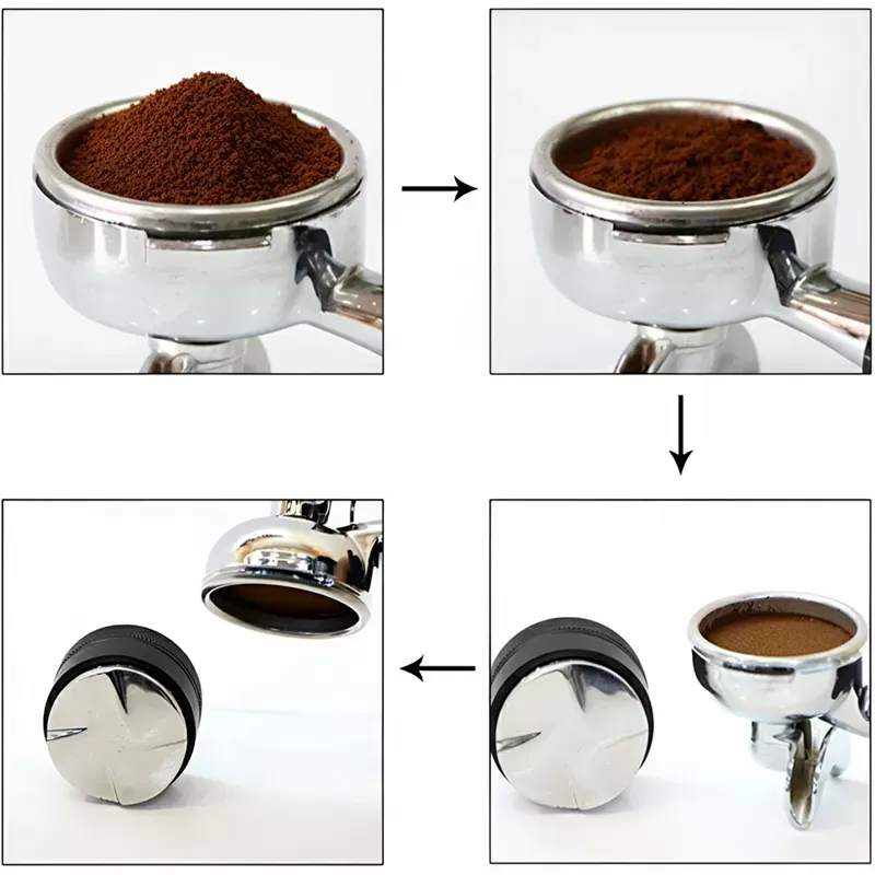 NIVELADOR CAFE 58MM ACERO INOX