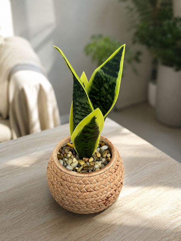 PLANTA EN MACETA ESTILO RUSTICO