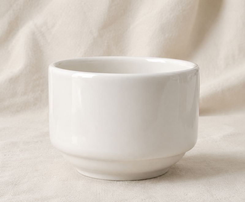 BOWL MOSTAZA 130ML BANQUET  BLANCO  BONNA