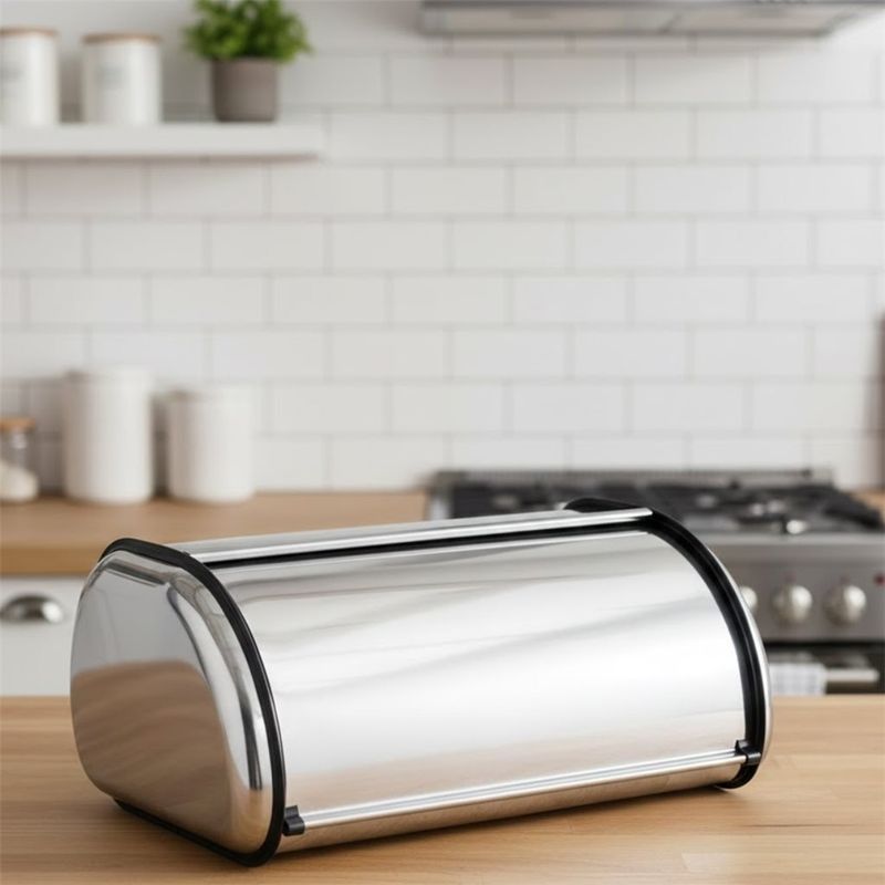 PANERA 35 X 23 H14  ACERO INOX