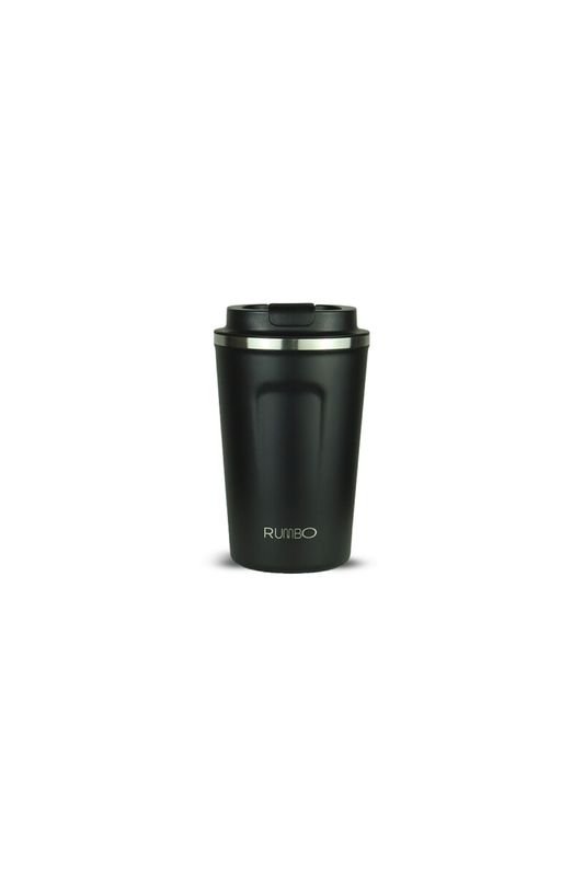 VASO TERMICO NEGRO 350ML  RUMBO