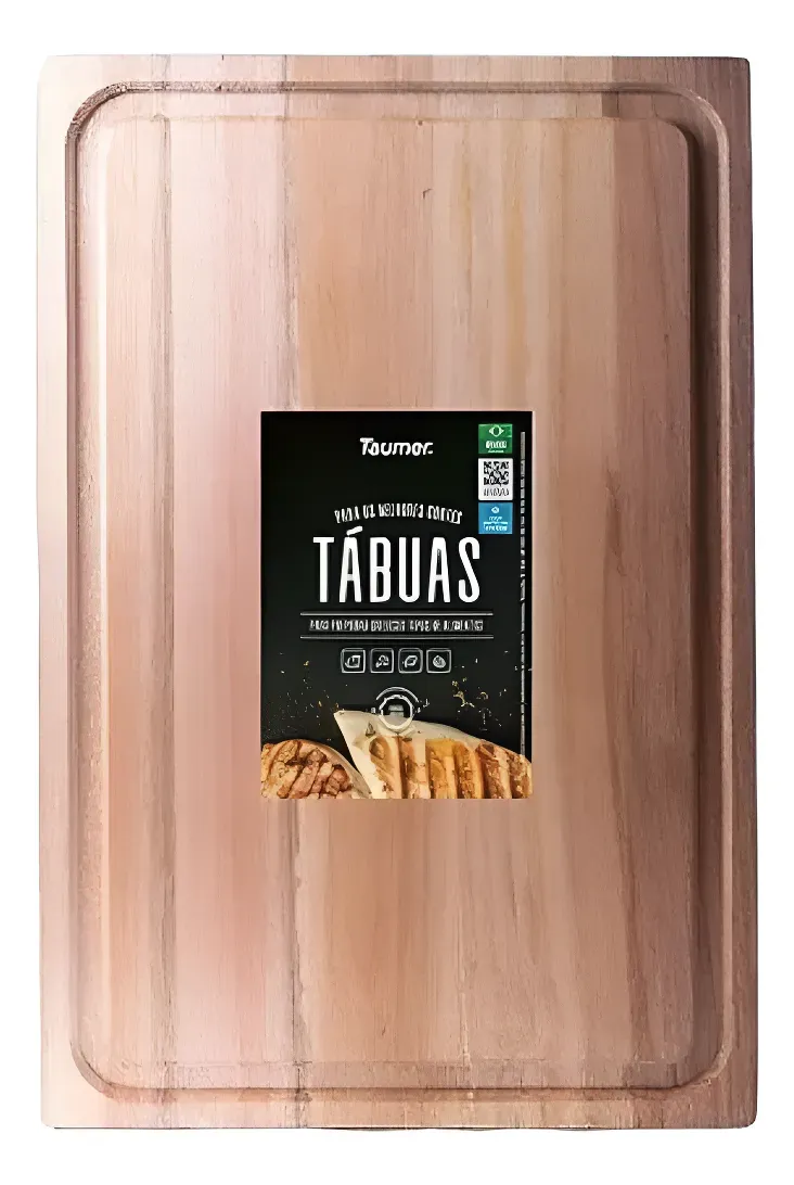 TABLA MADERA RECTANGULAR 31X21X2 TAUMER