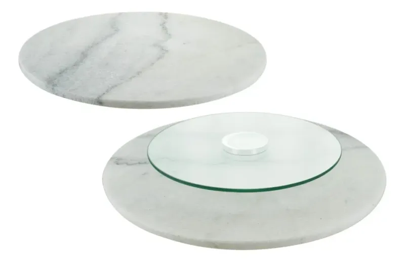 TABLA GIRATORIA D35 MARMOL BLANCO