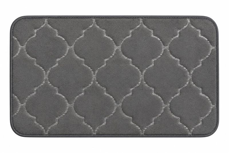 ALFOMBRA DE BAÑO  PORTUGAL 40X60GRIS OSCURO