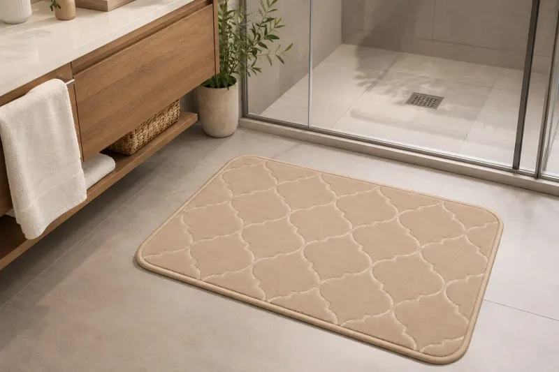 ALFOMBRA DE BAÑO  PORTUGAL 40X60 TOSTADO