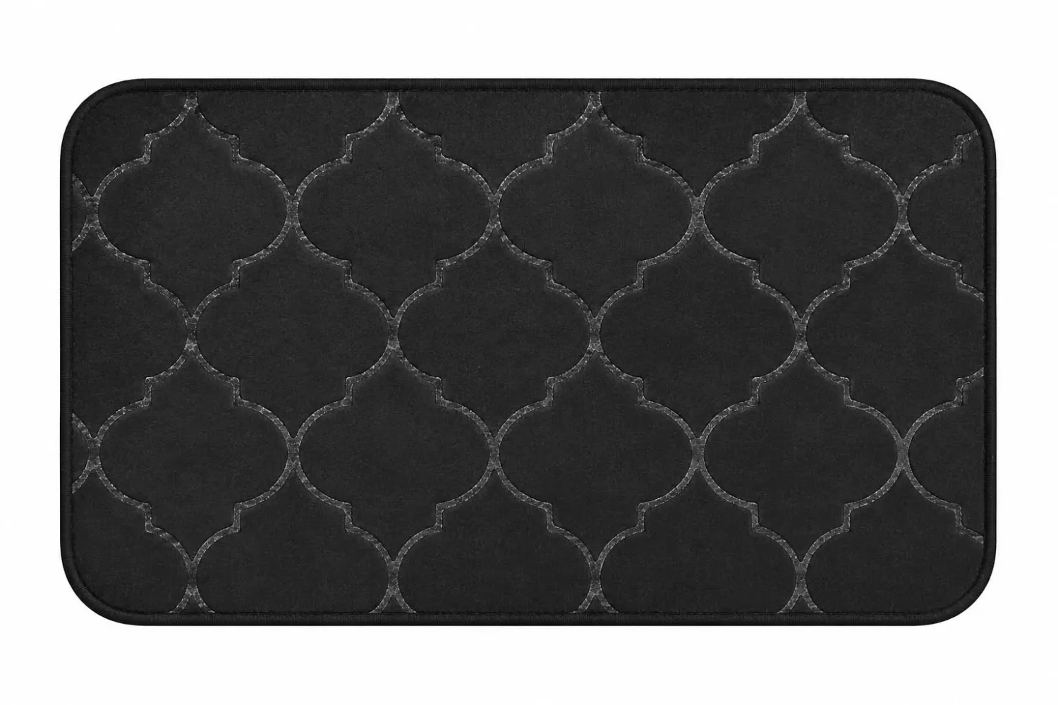 ALFOMBRA DE BAÑO  PORTUGAL 40X60 NEGRO