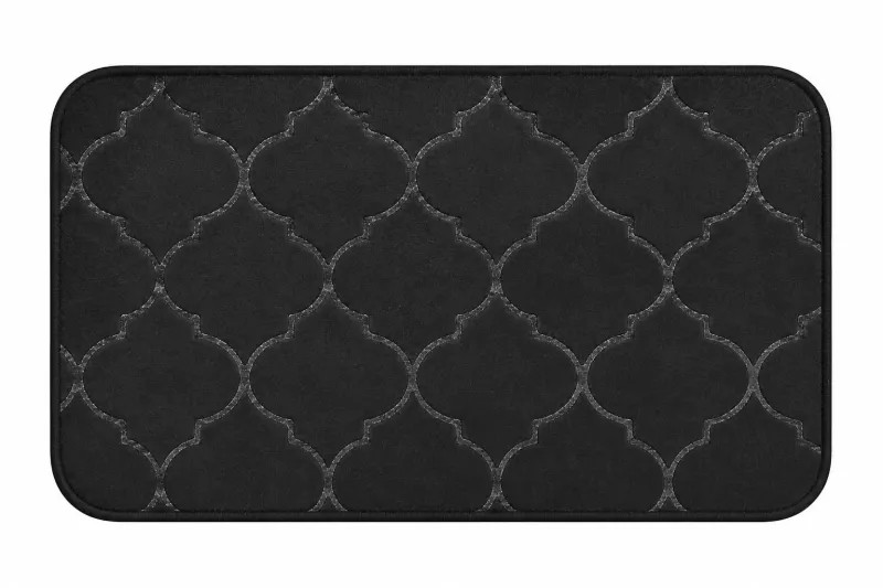 ALFOMBRA DE BAÑO  PORTUGAL 40X60 NEGRO