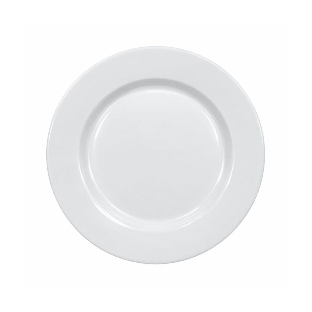 PLATO LLANO BLANCO 23CM MELAMINA PRISMA
