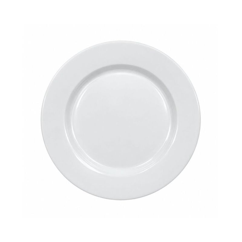 PLATO LLANO BLANCO 16.5CM MELAMINA PRISMA