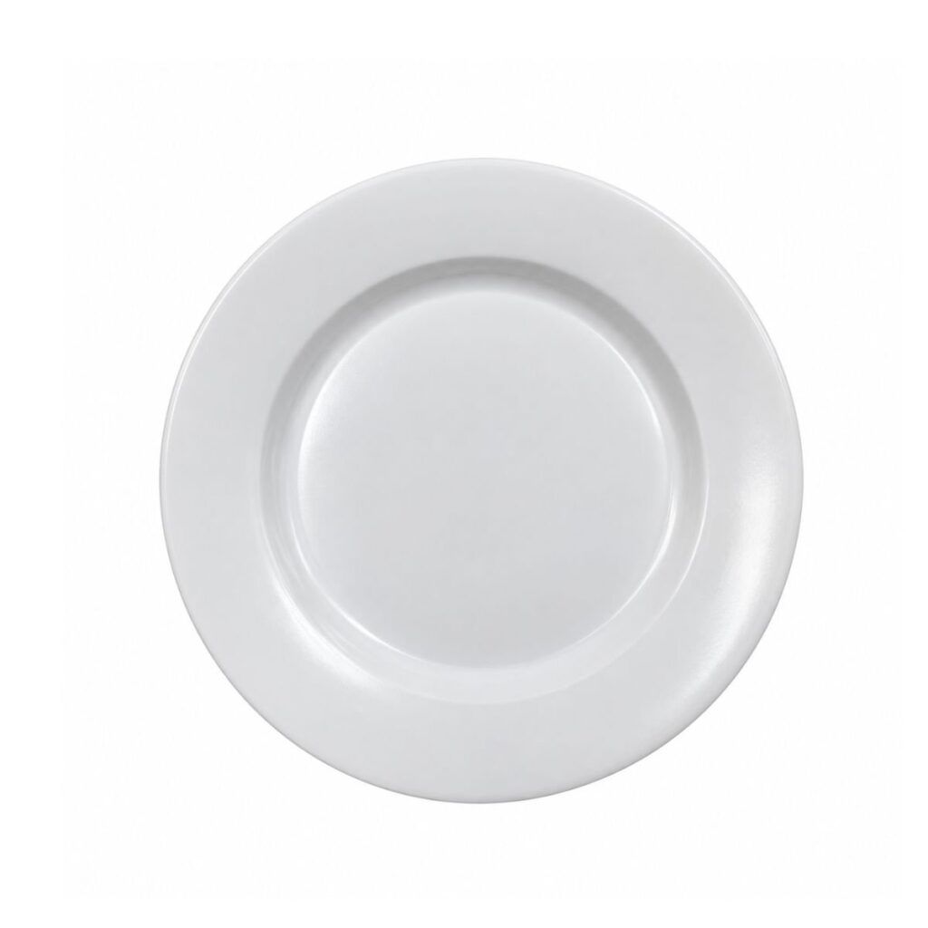 PLATO LLANO BLANCO 18CM MELAMINA PRISMA