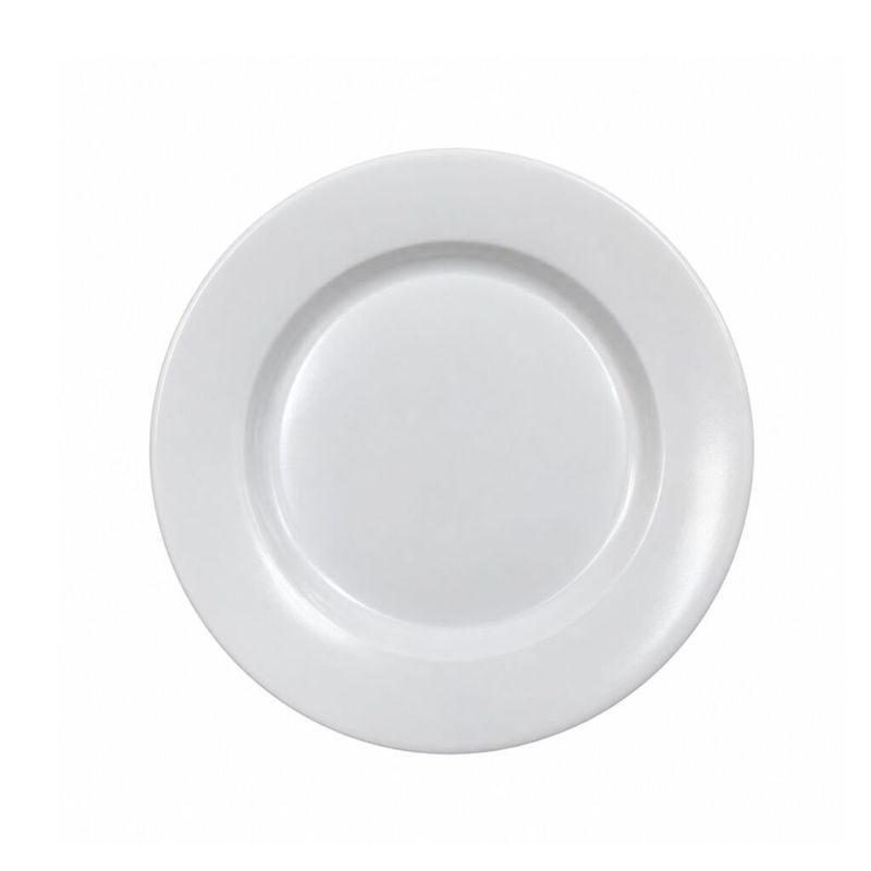 PLATO LLANO BLANCO 18CM MELAMINA PRISMA
