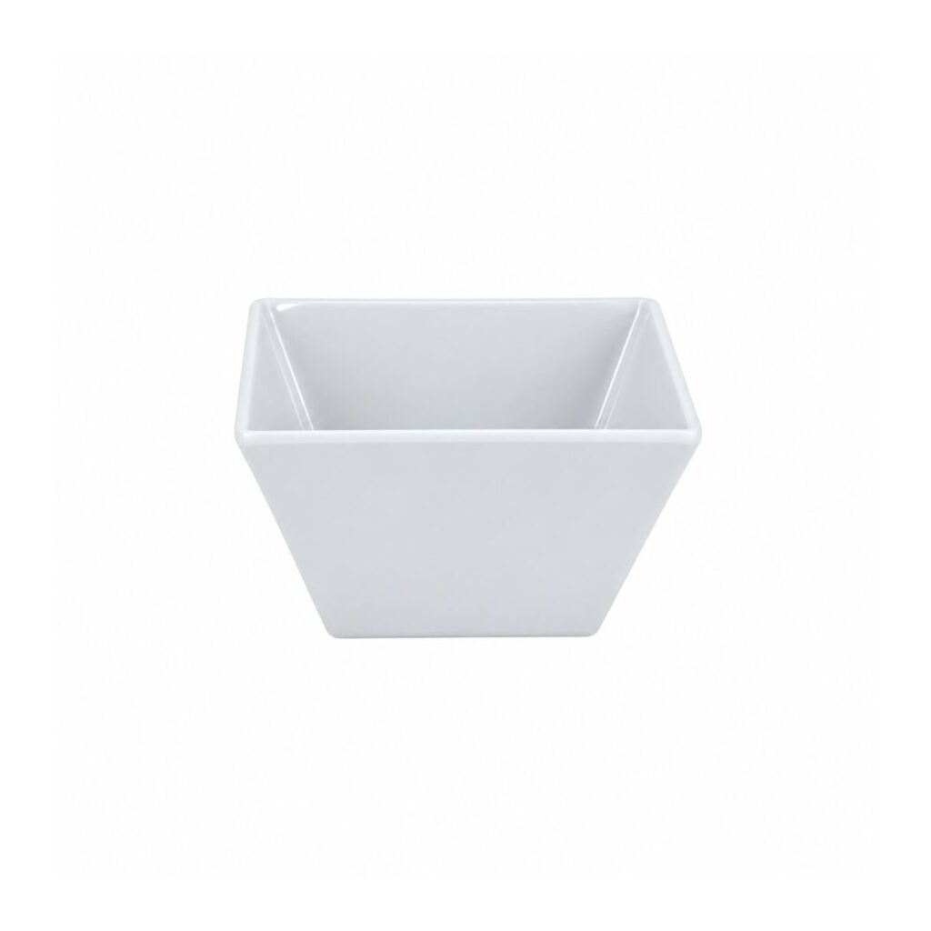DIP RAMEQUIN MELAMINA BLANCO CUADRADO 6CM PRISMA