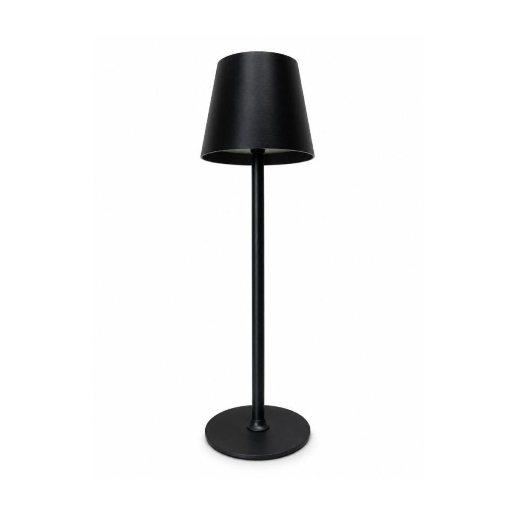 LAMPARA MESA RECARGABLE NEGRA  USB