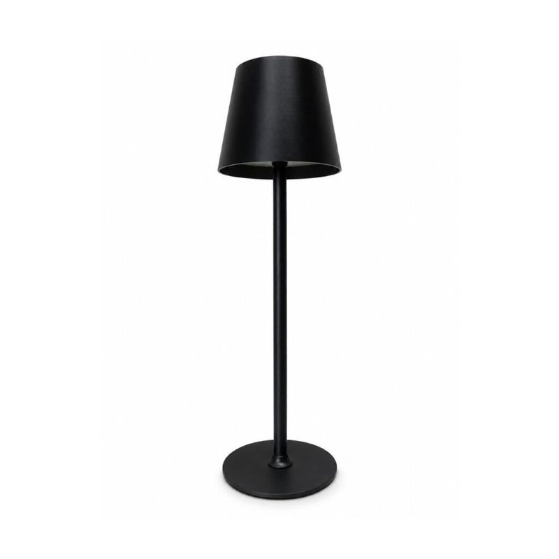 LAMPARA MESA RECARGABLE NEGRA  USB