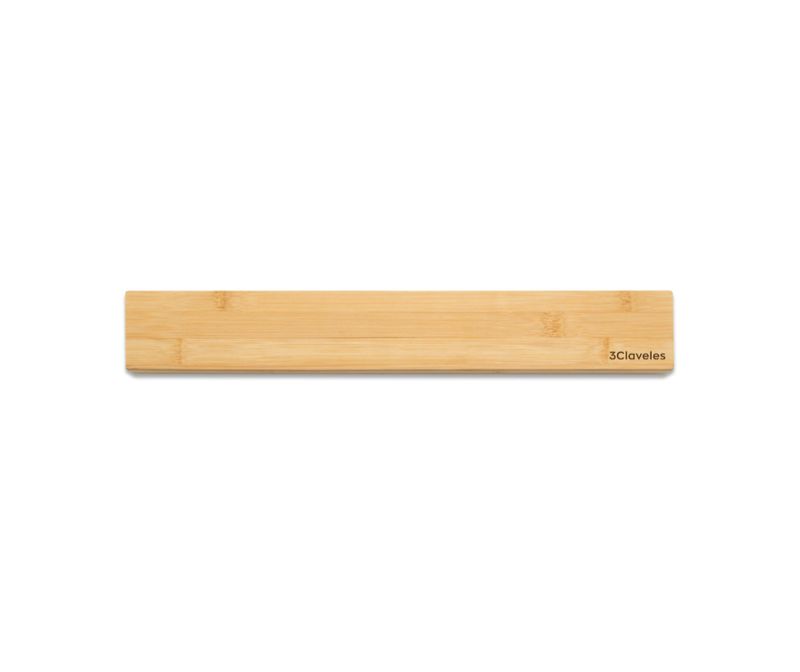 SOPORTE MAGNETICO MADERA/BAMBU 40CM  3 CLAVELES