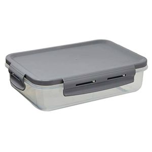POTE RECTANGULAR CLIC 870ML OU GRIS