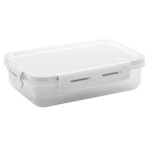 POTE RECTANGULAR CLIC 870ML OU BLANCO