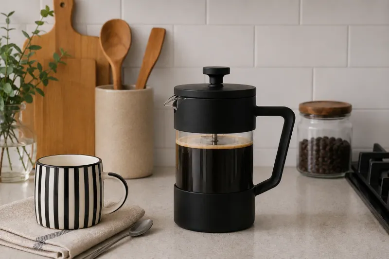 CAFETERA PRENSA FRANCESA NEGRA