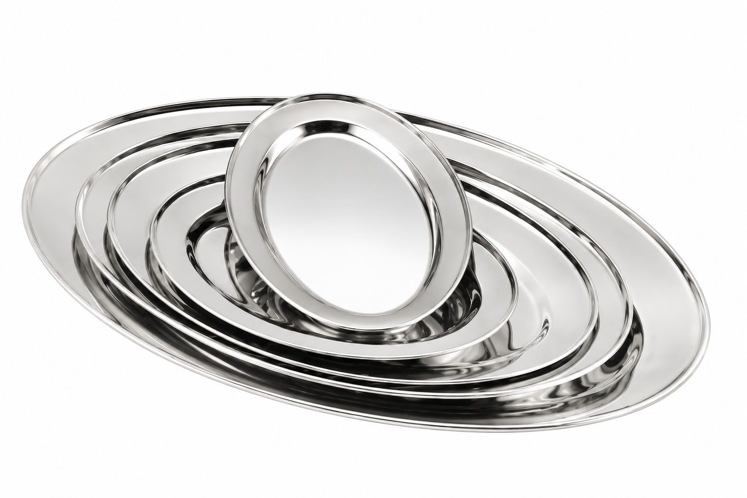 FUENTE OVAL 25CM ACERO INOX CORRINA
