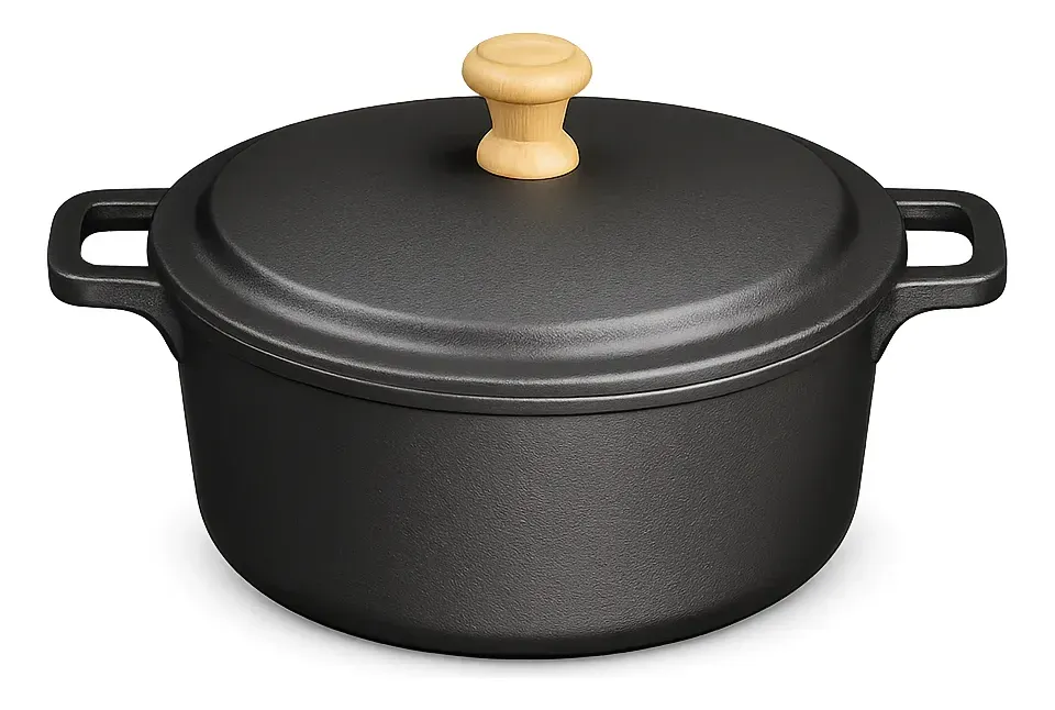 CACEROLA C/TAPA 28x12 6,5lt HIERRO FAIRES
