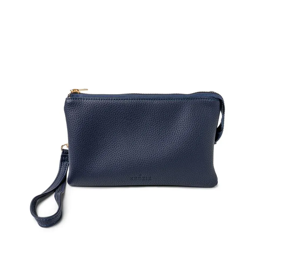 PORTE FEUILLE CONVERTIBLE 2 FACON ECLIPSE KEDZIE - BLEU MARIN