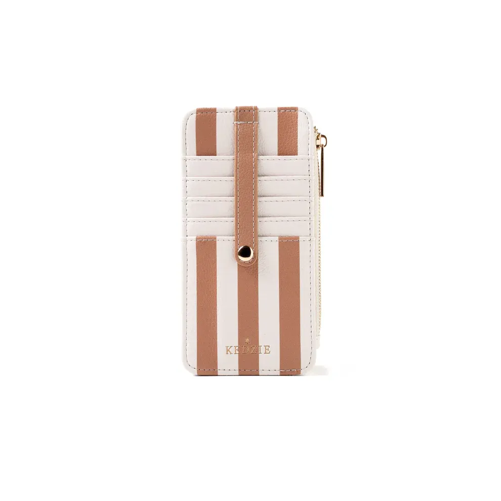 PORTE FEUILLE ESSENTIELS A POCHETTE 3.0 KEDZIE - CREME NOISETTE